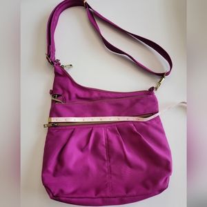 Travelon pink anti-theft crossbody purse